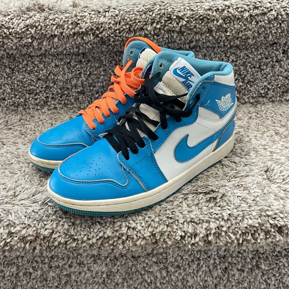 Nike Blue and Orange Sneakers